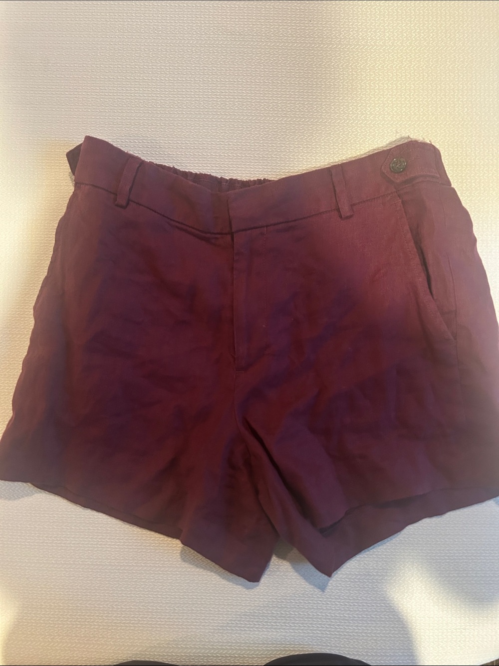Lord & Taylor Wine-Colored Women's Bermuda Shorts